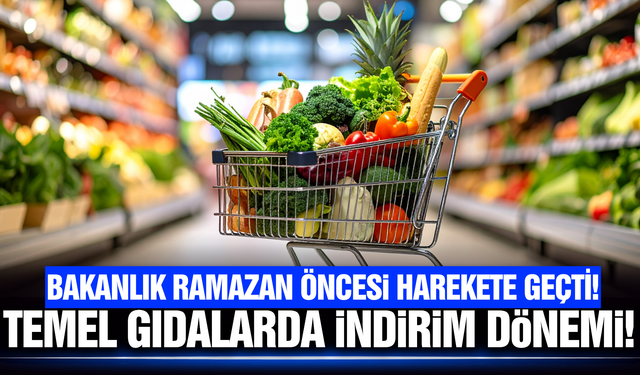 Bakanlık harekete geçti: Temel gıdalarda indirim dönemi!
