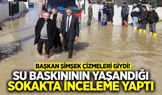 Başkan Şimşek, Akpınar Mahallesi'nde incelemelerde bulundu