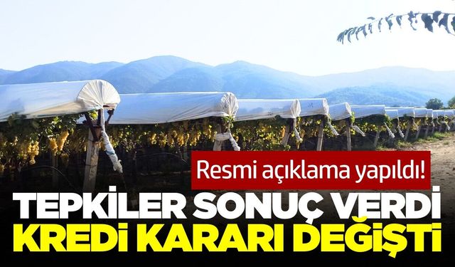 Çiftçi ve esnafa müjde: Krediye ulaşım kolaylaştı
