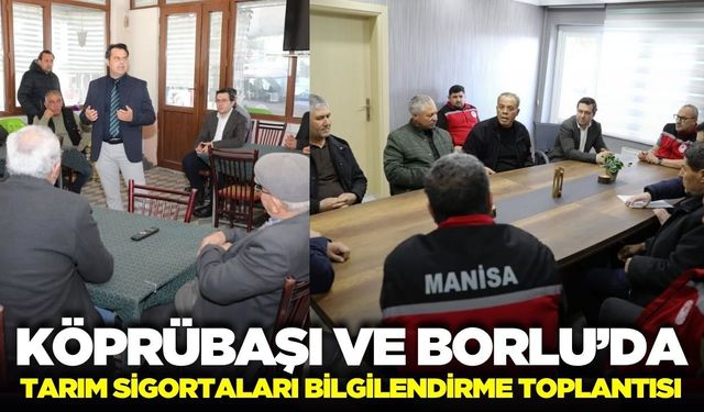 Manisa'da tarım sigortalarının önemi anlatıldı!