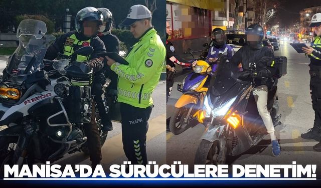 Manisa'da sürücülere 2 milyon TL'lik ceza!
