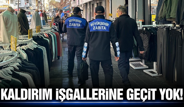 Manisa'da kaldırım denetimleri devam ediyor!