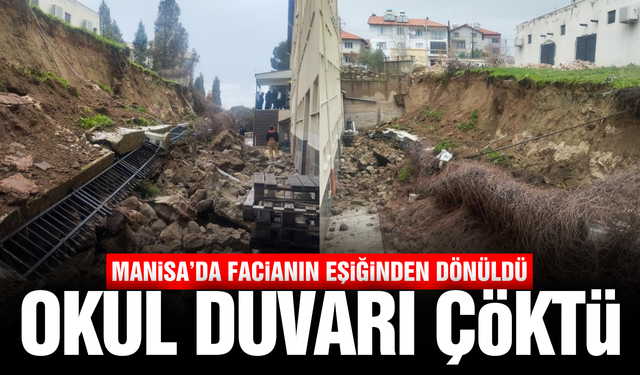 Manisa'da öğrencilerin derste olması facianın önüne geçti