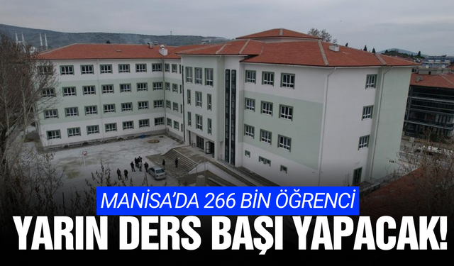 Manisa’da okullarda ikinci dönem zili çalıyor