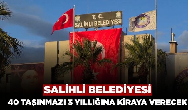 İş Yeri, Büro, Büfe, Lokanta… Salihli Belediyesi Taşınmazları Kiraya Verecek