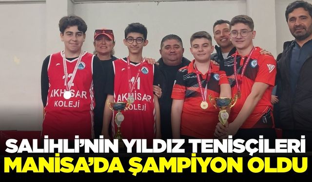 Salihli’nin yıldız raketi Manisa’da 4’te 4 yaptı