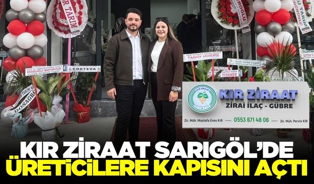 Sarıgöl’de Kır Ziraat hizmete açıldı