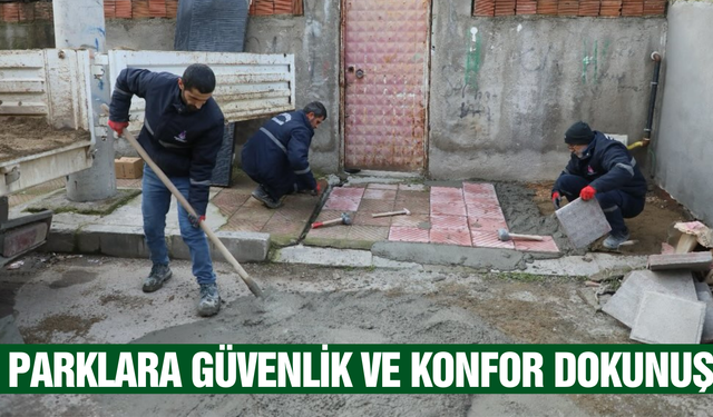 Şehzadeler’de parklar yenileniyor