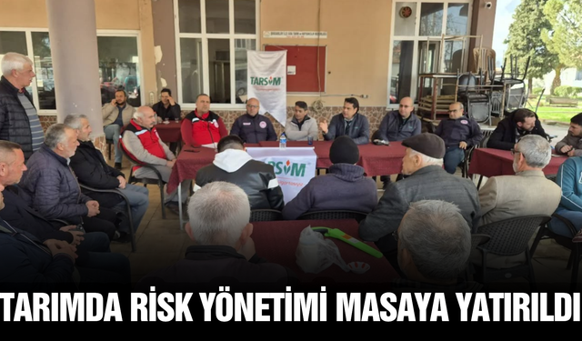 Şehzadeler'e üreticilere TARSİM sigortaları anlatıldı!