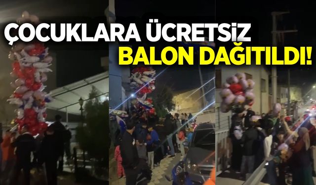 Turgutlu'da çocuklara anlamlı jest!