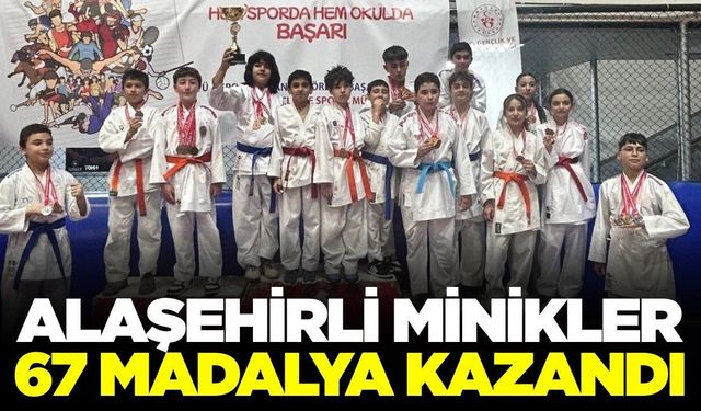 Alaşehirli karatecilerden Manisa’da madalya yağmuru