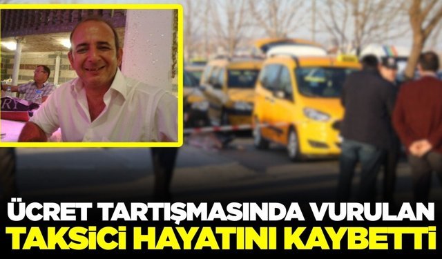 İzmir'de taksi şoförü vurularak öldürüldü