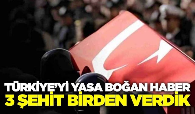 Kaza kırıma uğrayan helikopterde 3 şehit