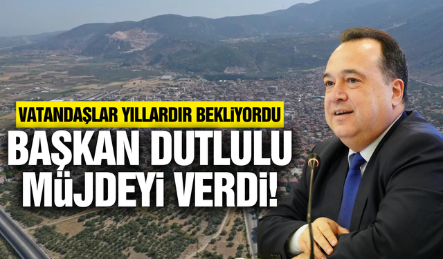 Kırkağaç'ta vatandaşların yıllardır beklediği sorun çözülüyor!