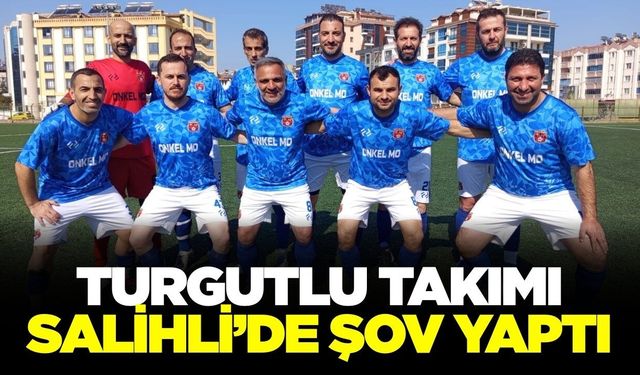 Lider Turgutlu Masterler, Salihli deplasmanında gol oldu yağdı