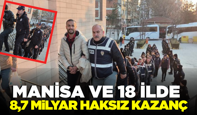Manisa'nın da aralarında bulunduğu 18 ilde dolandırıcılık operasyonu