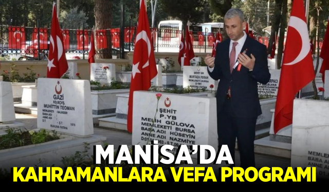 Manisa'da 18 Mart Anma Programı