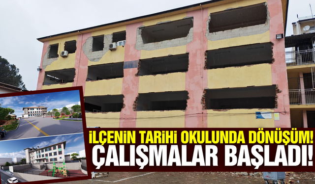 Manisa'nın ilçesine modern okul hamlesi!