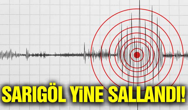 Sarıgöl güne depremle uyandı!