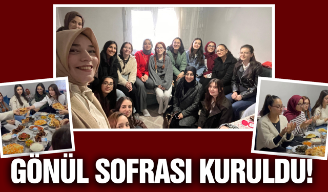Sarıgöl'de KYK'lı öğrencilerden anlamlı buluşma!