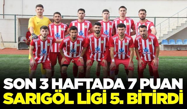 Sarıgöllü gençler ligi 5. sırada bitirdi