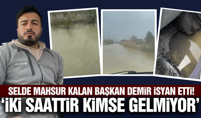 Şehzadeler’de su taşkını: YRP İl Gençlik Kolları Başkanı mahsur kaldı