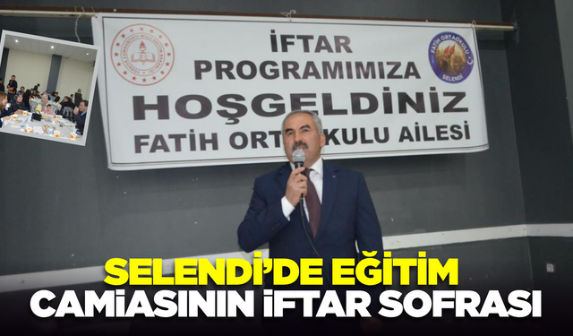 Selendi'de Eğitim Camiasının İftar Sofrası