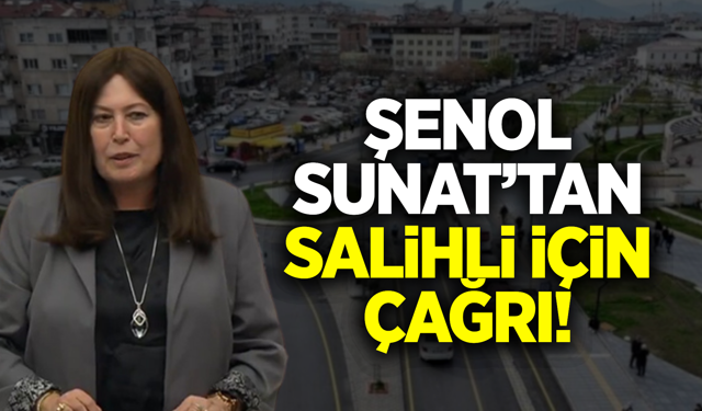 Şenol Sunat, Salihli'nin 7 yıllık çilesini TBMM'ye taşıdı!