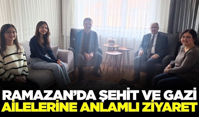 Vali Özkan'dan Ramazan ayı boyunca anlamlı ziyaretler!