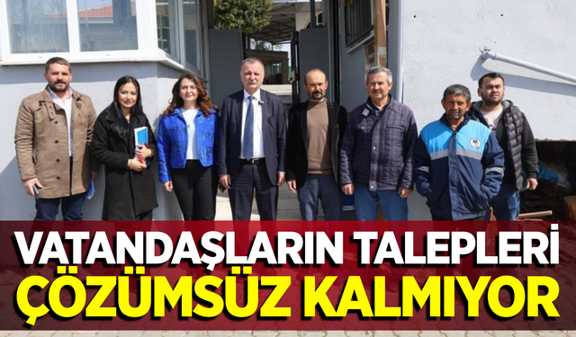 Manisa'da Vatandaşların Talepleri Çözüme Kavuşturuluyor