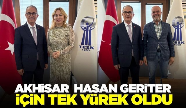 Akhisar’daki 14 odadan Başkan Geriter’e tam destek