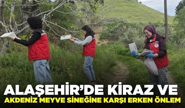 Alaşehir'de erken uyarı sistemi devrede