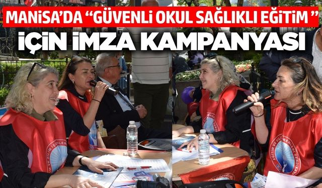 Manisa’da eğitimde güvenlik ve sağlık için harekete geçildi