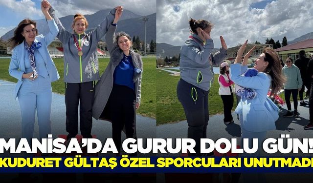 Kuduret Gültaş'tan özel sporculara madalya!