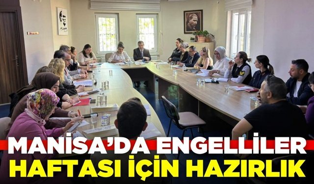 Manisa’da engelliler haftası için hazırlıklar başladı