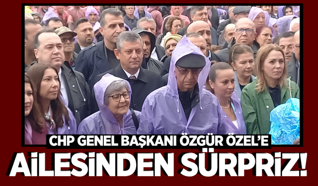 Manisa'da Özgür Özel'e duygusal sürpriz!