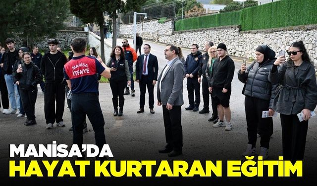 MCBÜ'de "Afet ve Yangın Farkındalığı" etkinliği