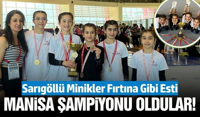 Sarıgöllü minik cimnastikçilerden gururlandıran başarı