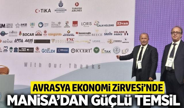Manisa Heyeti Uluslararası zirvede kenti tanıttı!