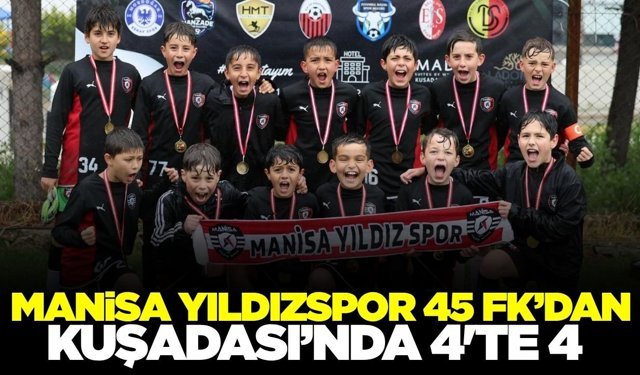 Manisa Yıldızspor 45 FK’dan Kuşadası’nda önemli başarı