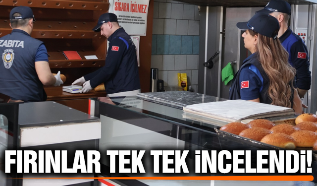 Ahmetli'de fırınlara sıkı denetim!