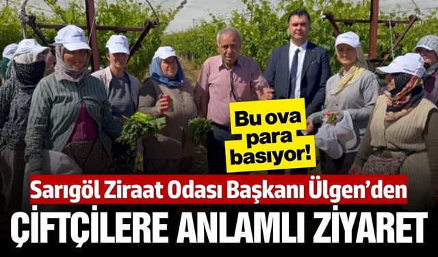 Sarıgöl’de Dünya Çiftçiler Günü unutulmadı