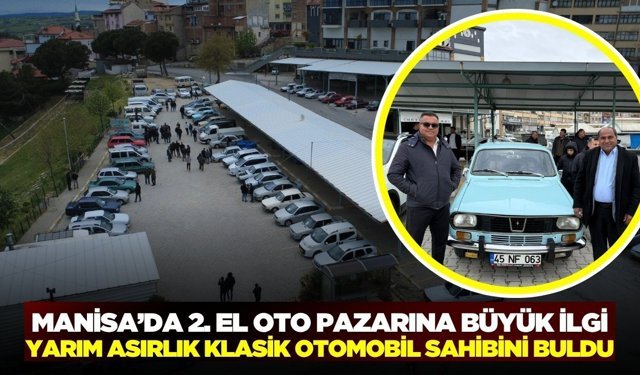 Manisa'da otomobil tutkunları bir araya geldi!