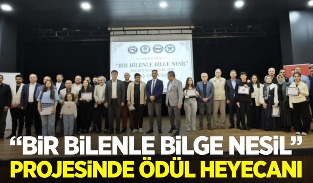 Manisa’da “Bir Bilenle Bilge Nesil” coşkusu: Gençler ödüllerine kavuştu