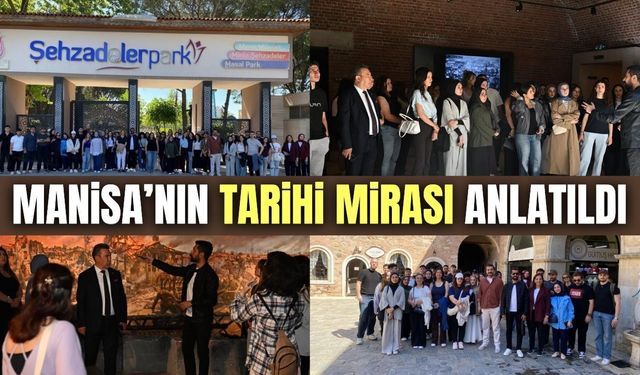 Gençler Manisa’yı adım adım keşfediyor!
