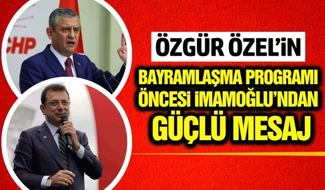 Ekrem İmamoğlu'ndan Özgür Özele destek çağrısı
