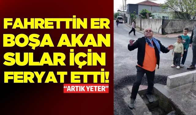 Manisalı Doktor Er'den boşa akan sular için uyarı!