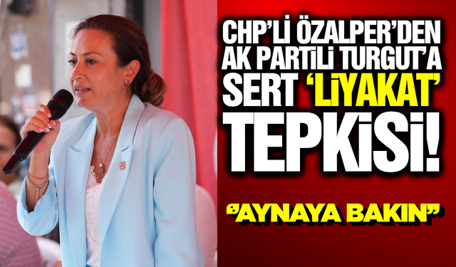 İl Başkanı Özalper;'den Zehir Zemberek Sözler