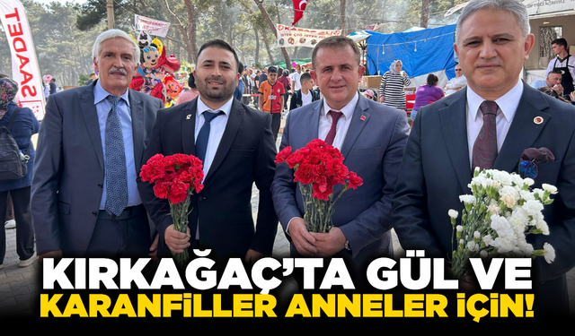 Kırkağaç Çam Festivali’nde Gönülleri Fetheden Jest: Anneler Günü’ne Özel Çiçek Takdimi