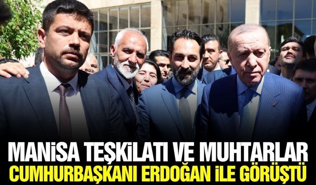 Saruhanlı AK Parti Heyeti TBMM’de Erdoğan’ın grup toplantısına katıldı